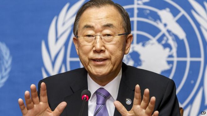 Stupid UN Secretary General delivers  INSANE speech on Terrorism at UN , Blaming Israel for every problem in the world.